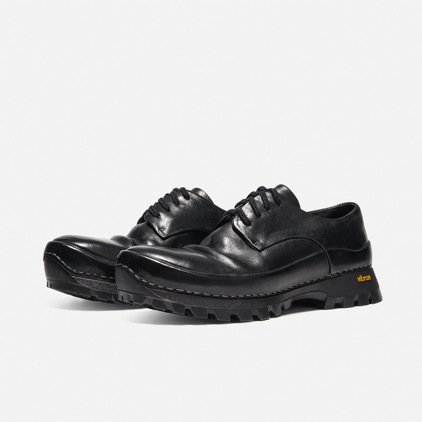 DreamBox Men’s Horsehide Retro Sneakers – Vibram Non-Slip Outdoor Casual Shoes80039