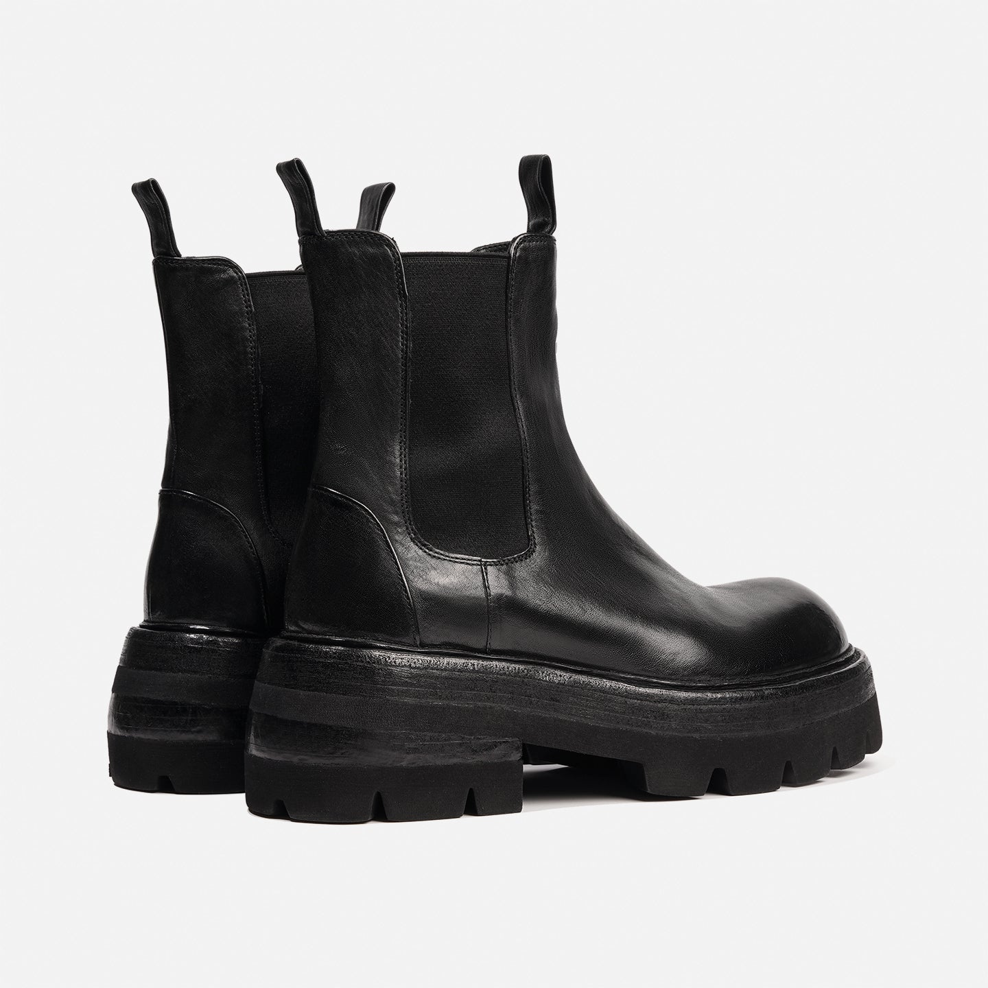 DREAMBOX Men’s Horsehide Chelsea Boots – Handmade Italian XL Foam Sole 154212