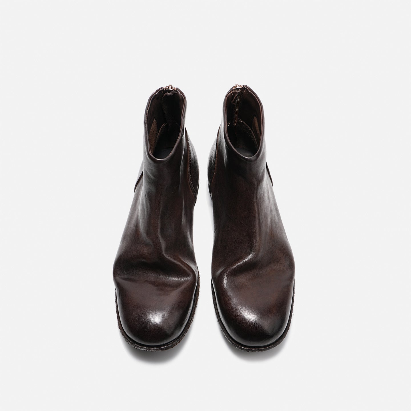 DREAMBOX Minimalist Vibram Leather Boots – Washed Horsehide Ankle Boots for Fall & Winter 5321-2M