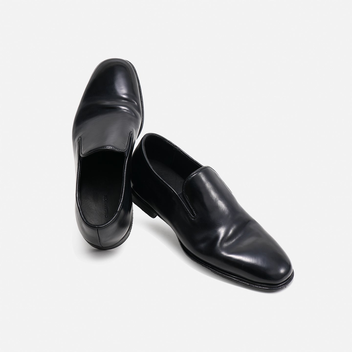 DREAMBOX Vibram 코도반(말 엉덩이 가죽) 소재의 통기성 슬립온 로퍼: 여름 신상 풀온 타입 캐주얼 가죽 구두 017-1