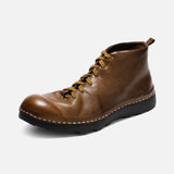 21254-1 MARTIN BOOTS, WASHED HORSE LEATHER MARTIN BOOTS, BRITISH STYLE, VERSATILE WORK BOOTS