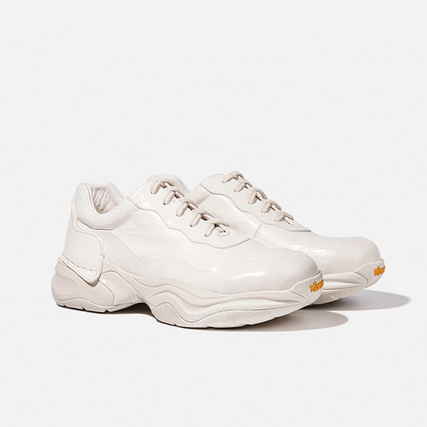 1878-1A HORSEHIDE CHUNKY SOLE DAD SNEAKERS