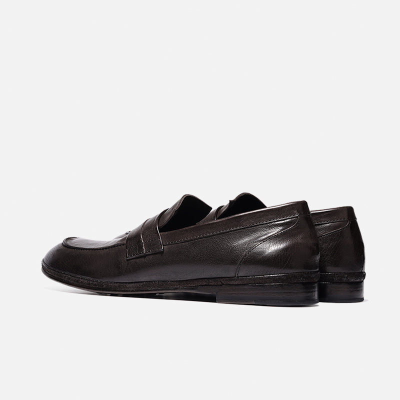 DreamBox Men’s Genuine Leather Loafers – Lightweight, Breathable Slip-On Shoes173101