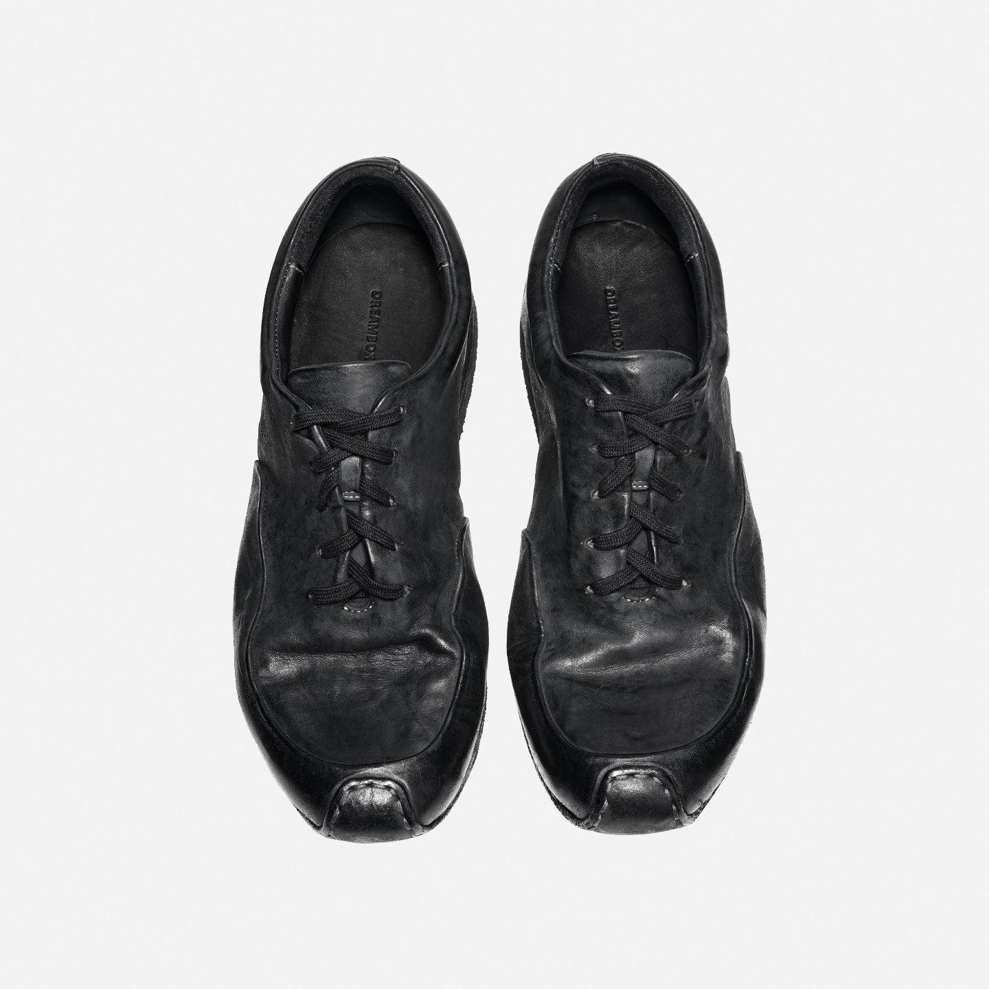 DreamBox Men’s Washed Horsehide Sneakers – Handmade, Breathable & Comfortable Casual Shoes1637-1