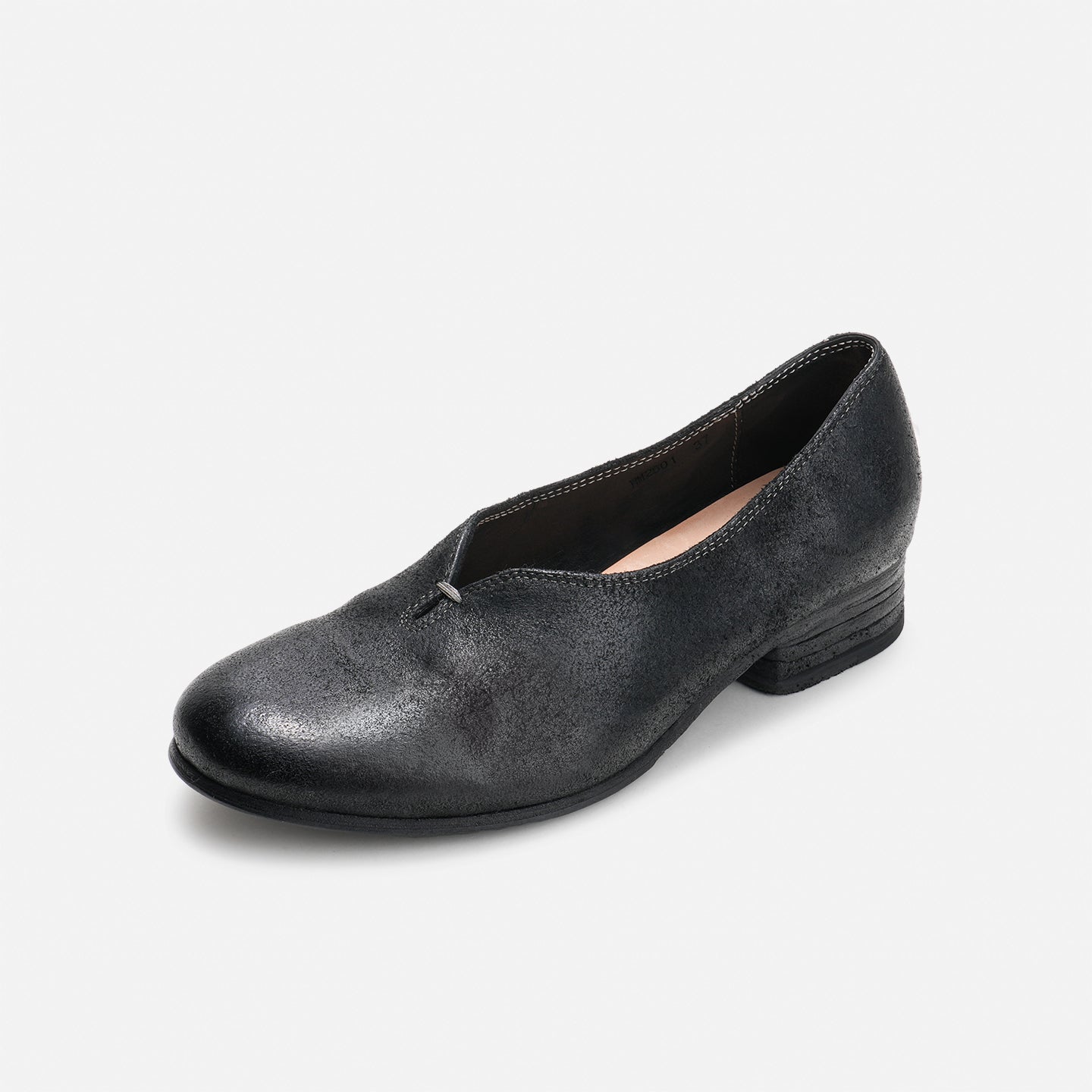 DREAMBOX Premium Washed Kangaroo Leather Loafers – Comfortable Breathable Slip-On Shoes WM2601