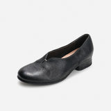 DREAMBOX Premium Washed Kangaroo Leather Loafers – Comfortable Breathable Slip-On Shoes WM2601