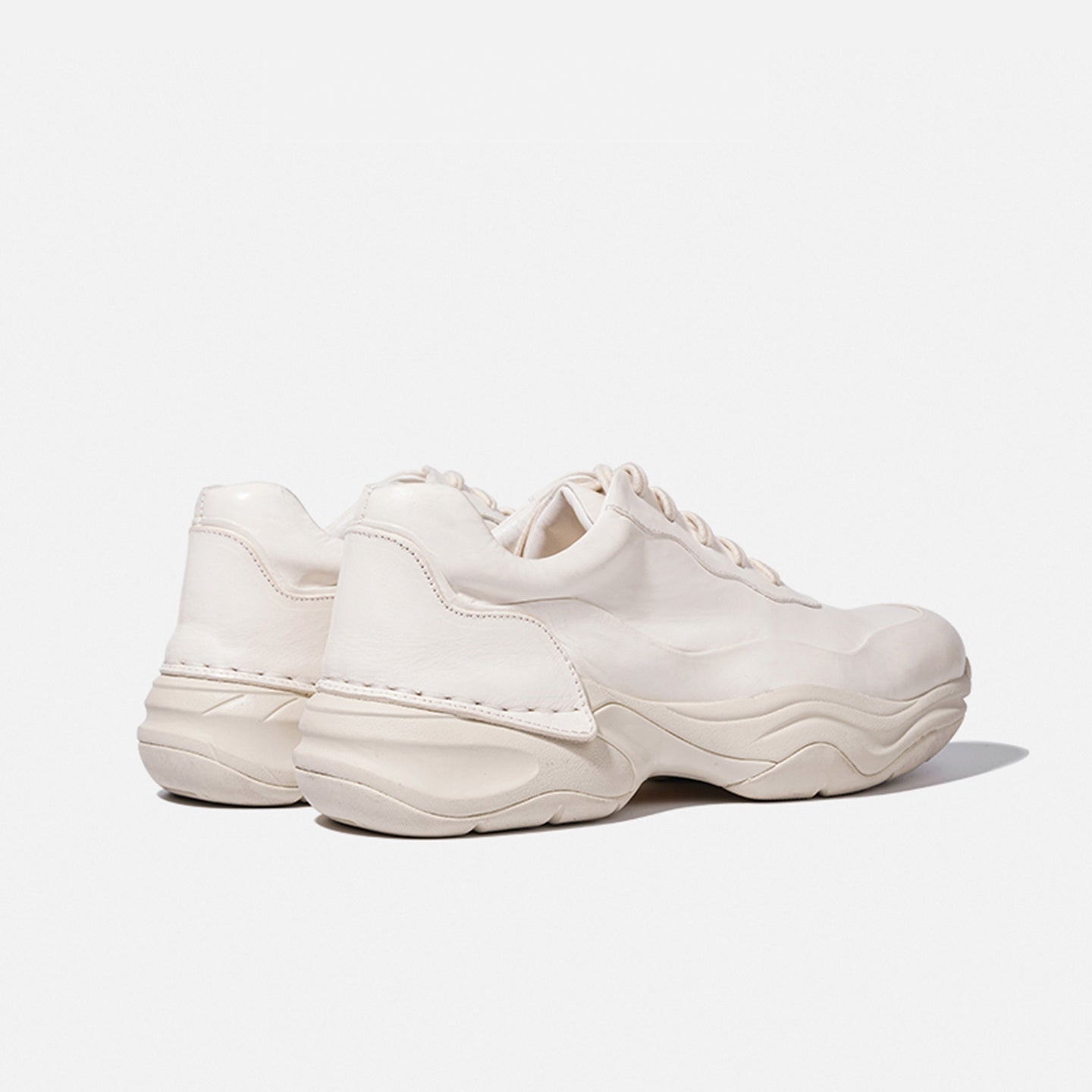 1878-1A HORSEHIDE CHUNKY SOLE DAD SNEAKERS