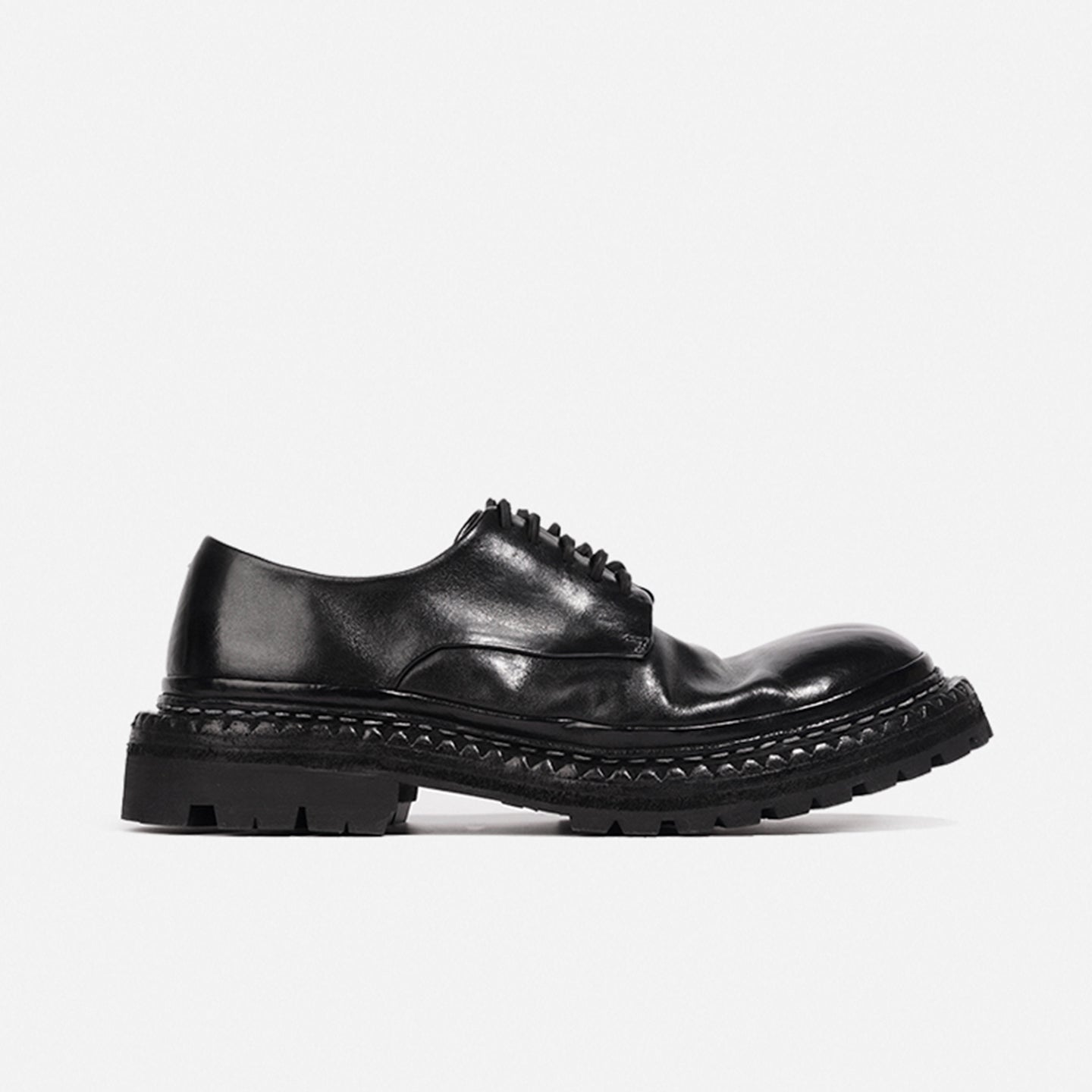 DREAMBOX Premium Horsehide Derby Shoes – Vibram Sole, Breathable Men’s Casual Leather Shoes8038-8