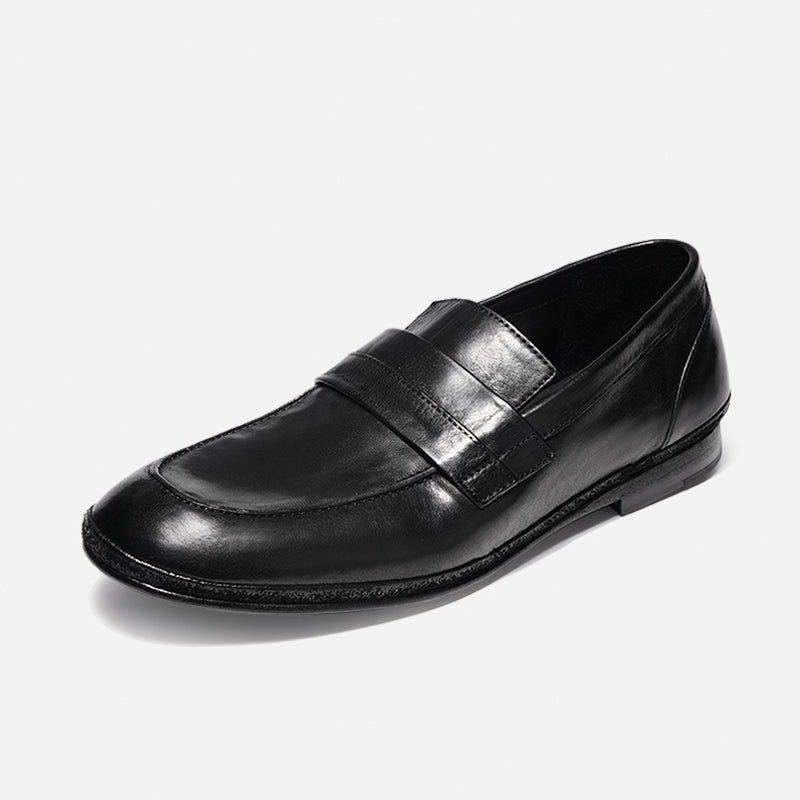 DreamBox Men’s Genuine Leather Loafers – Lightweight, Breathable Slip-On Shoes173101