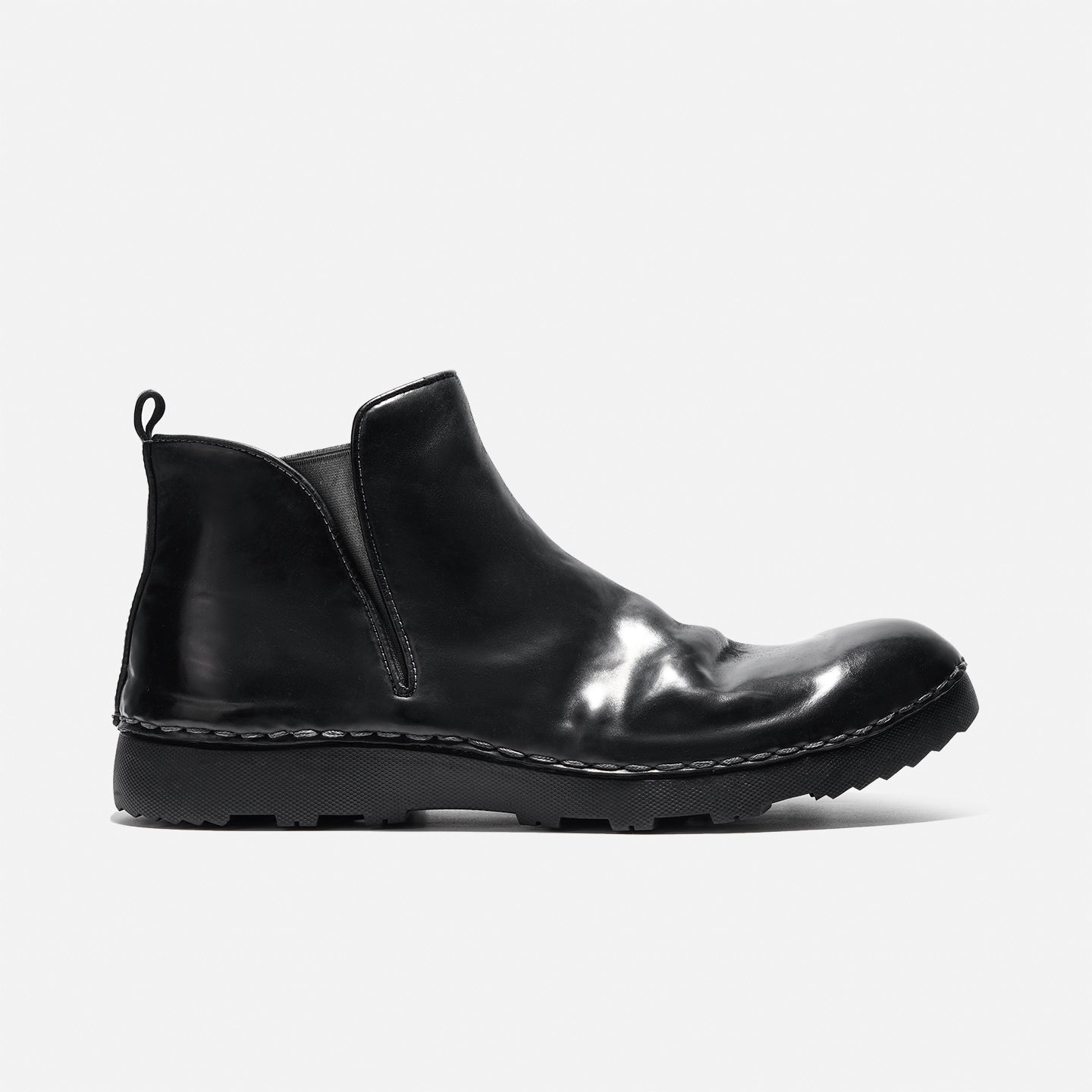 DreamBox Premium Shell Cordovan Chelsea Boots – Handmade British-Style Leather Ankle Boots21254-8