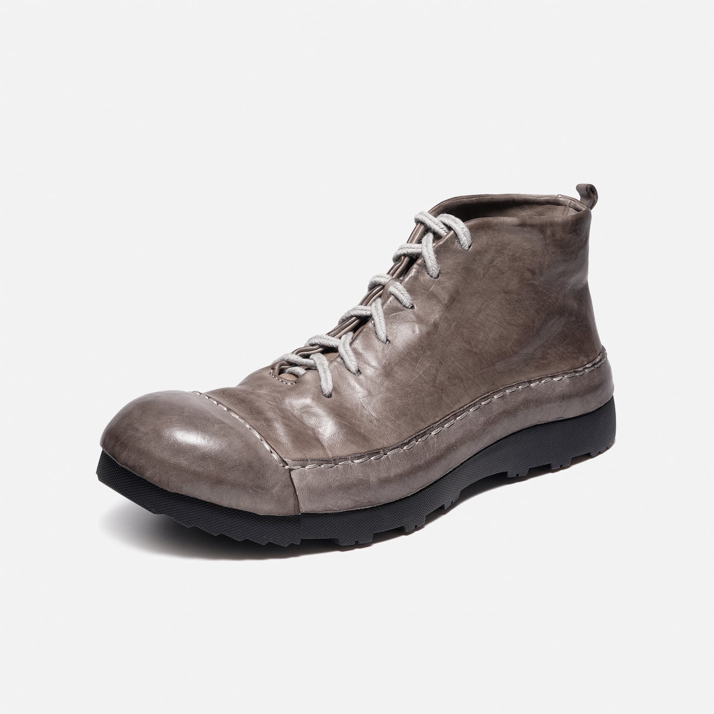 DreamBox Men’s Washed Horsehide High-Top Shoes – Breathable & Comfortable Casual Ankle Boots21254-2