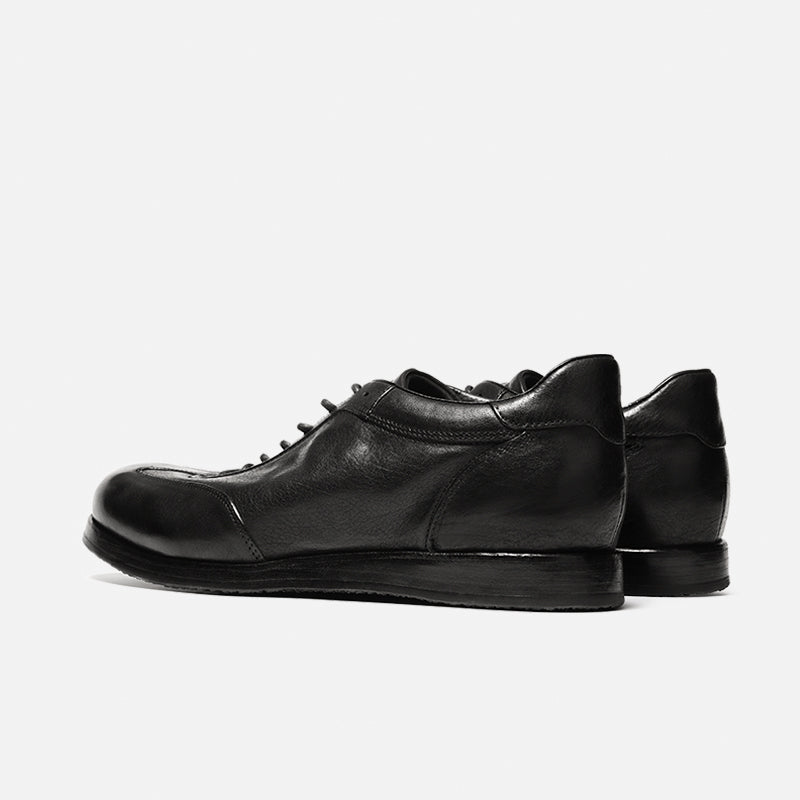 DREAMBOX Handmade Horsehide Trainer Shoes – Lightweight, Breathable British Vintage Casual Sneakers for Men173603