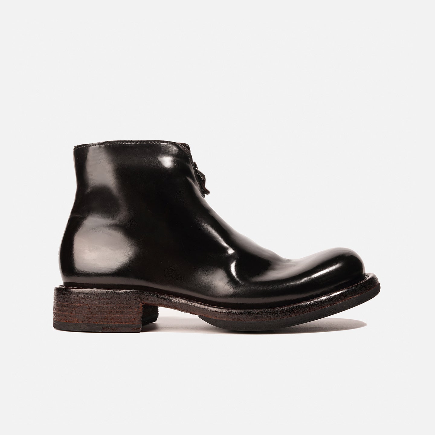 1079-20 Vibram HIGH-END HORSEHIDE MEN'S BOOTS GOODYEAR WELT CHELSEA BOOTS WITH SIDE ZIPPER