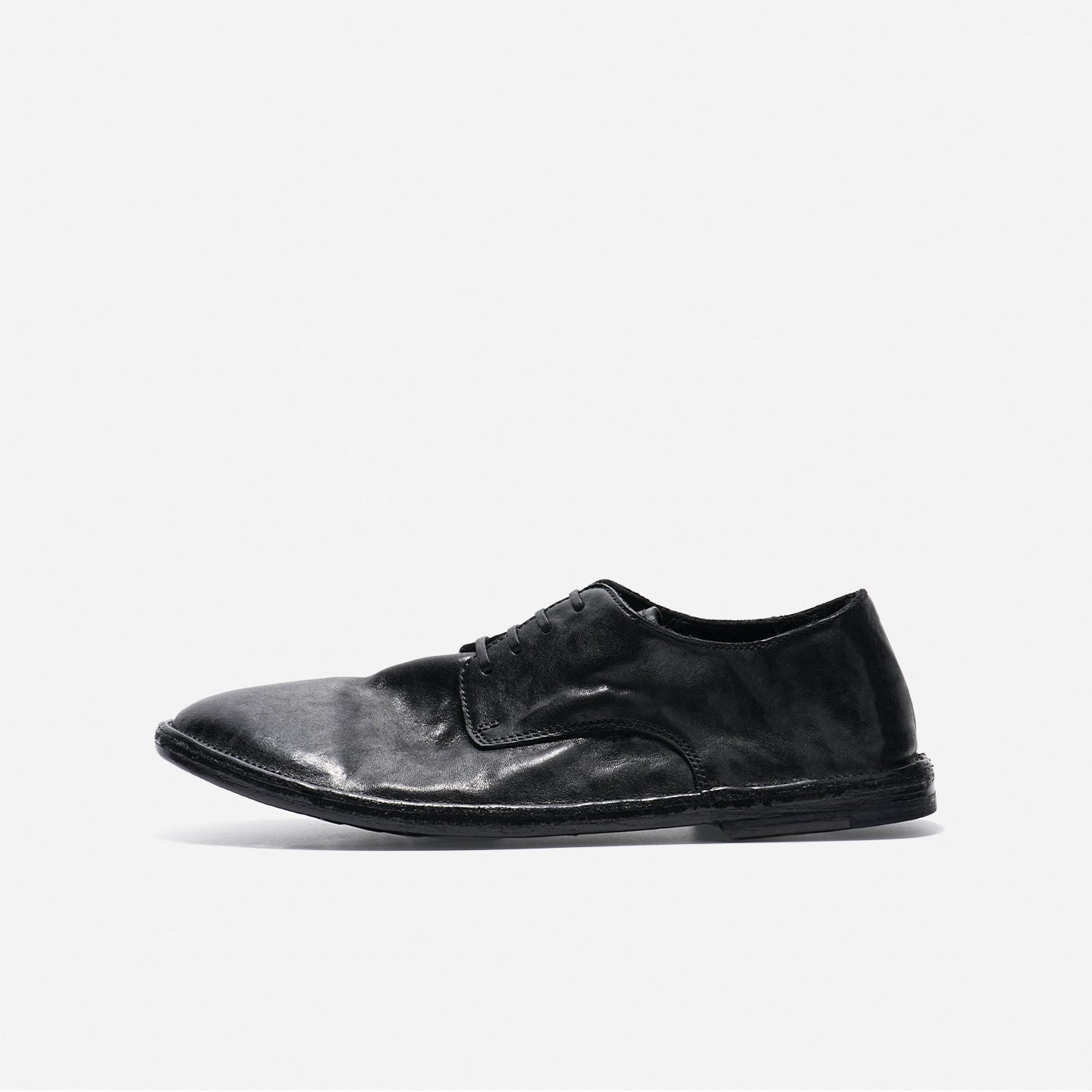 DREAMBOX Washed Horse Leather Minimalist Casual Shoes – Lightweight Breathable Low-Profile Derby Shoes for Fall WM184401