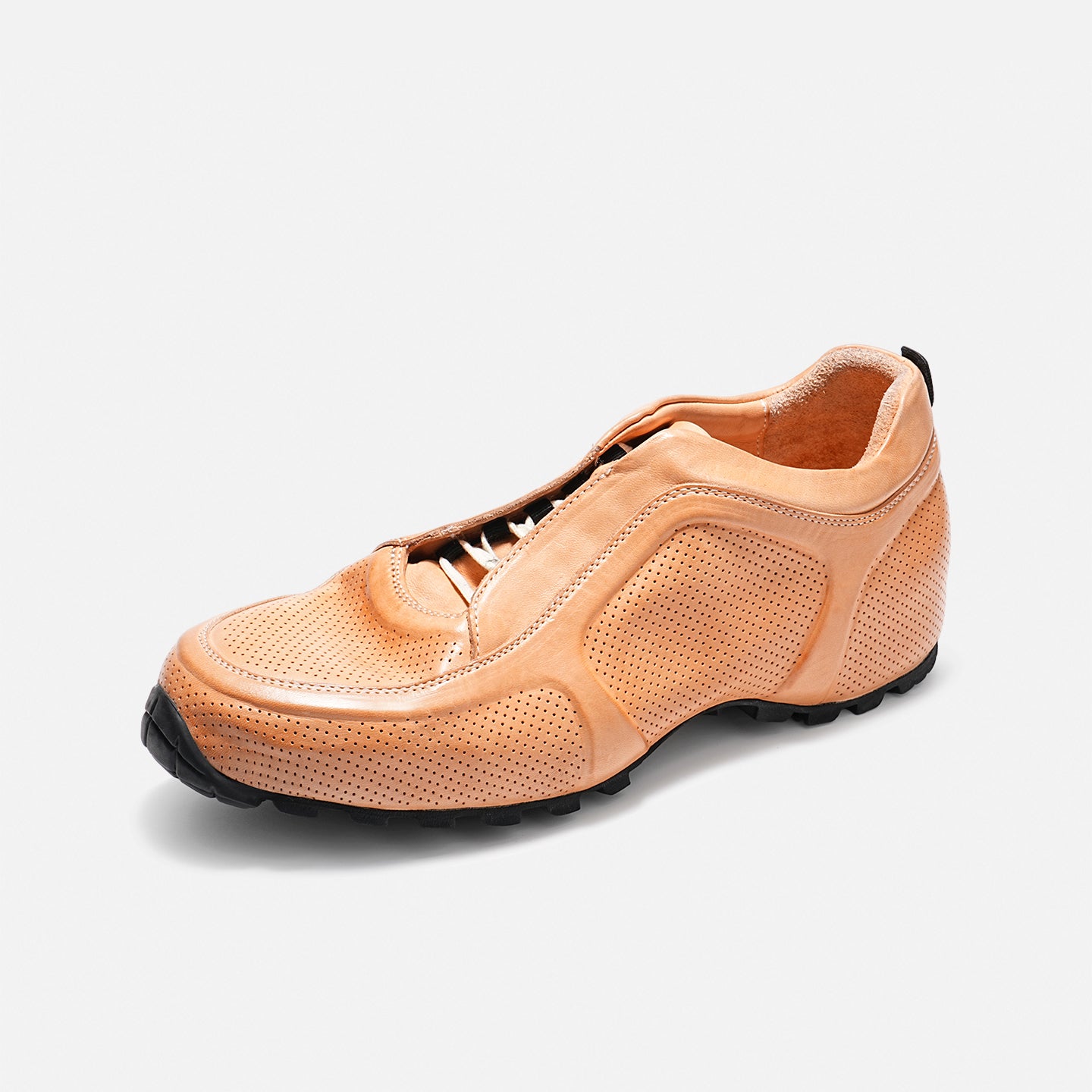 26415-2 DREAMBOX Vibram 행적 시리즈 펀칭 통기성 아웃도어 캐주얼 슈즈: 스톤워싱 말가죽 소재의 남성용 ‘아빠신발’ 스타일 청키 스니커즈
