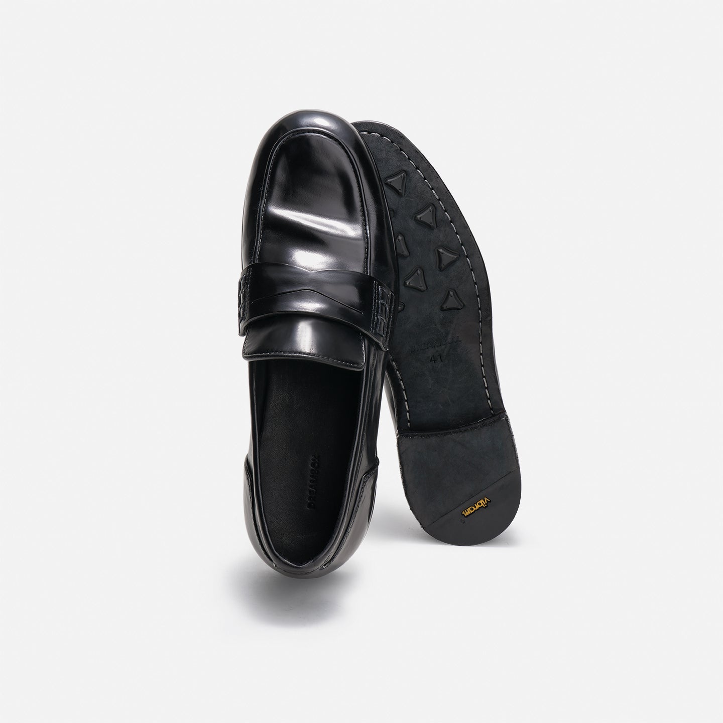 6610 Vibram HORSEHIDE BREATHABLE CASUAL LEATHER SHOES, THIN AND COMFORTABLE LOAFERS