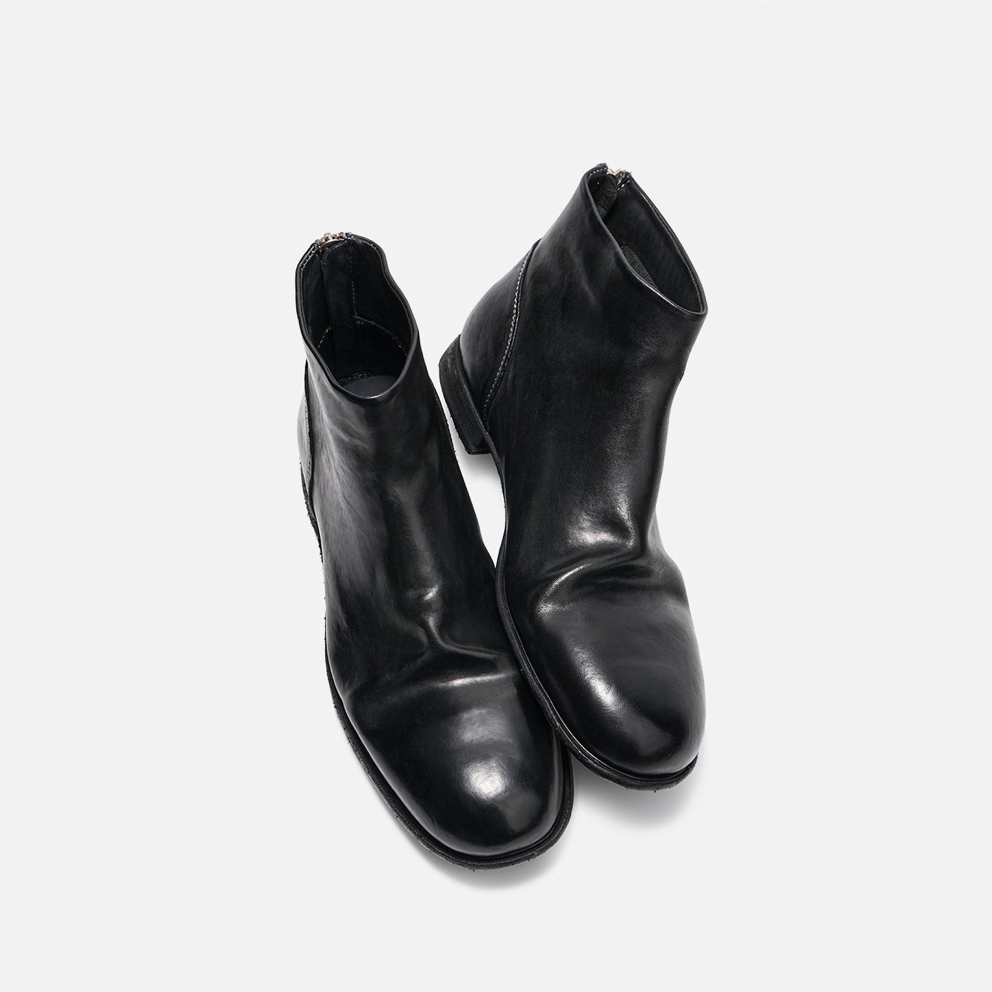 DREAMBOX Minimalist Vibram Leather Boots – Washed Horsehide Ankle Boots for Fall & Winter 5321-2M