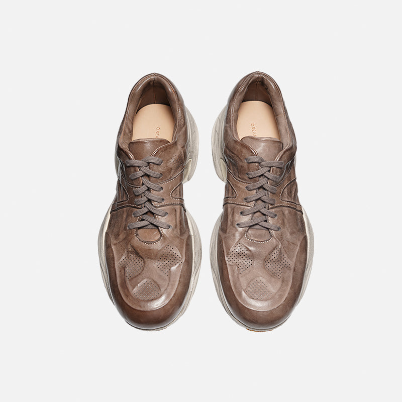 1819-1 PERFORATED BREATHABLE DAD SNEAKERS