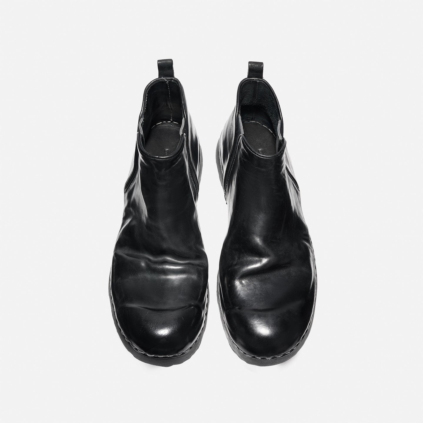 DreamBox Premium Shell Cordovan Chelsea Boots – Handmade British-Style Leather Ankle Boots21254-8