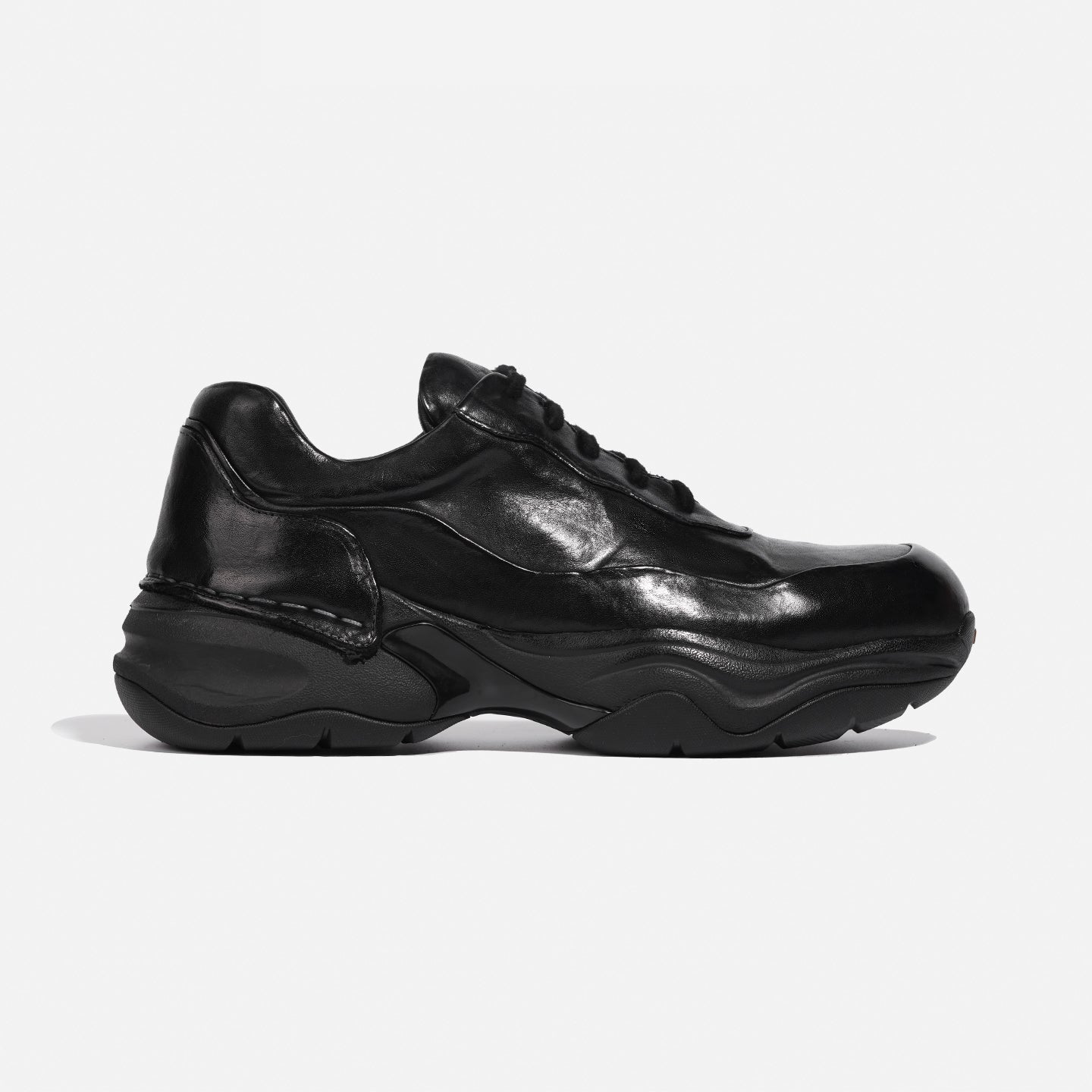 1878-1A HORSEHIDE CHUNKY SOLE DAD SNEAKERS