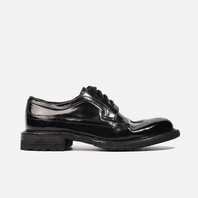 DreamBox Shell Cordovan Wingtip Brogue Dress Shoes | Handmade Goodyear Welted0504-6