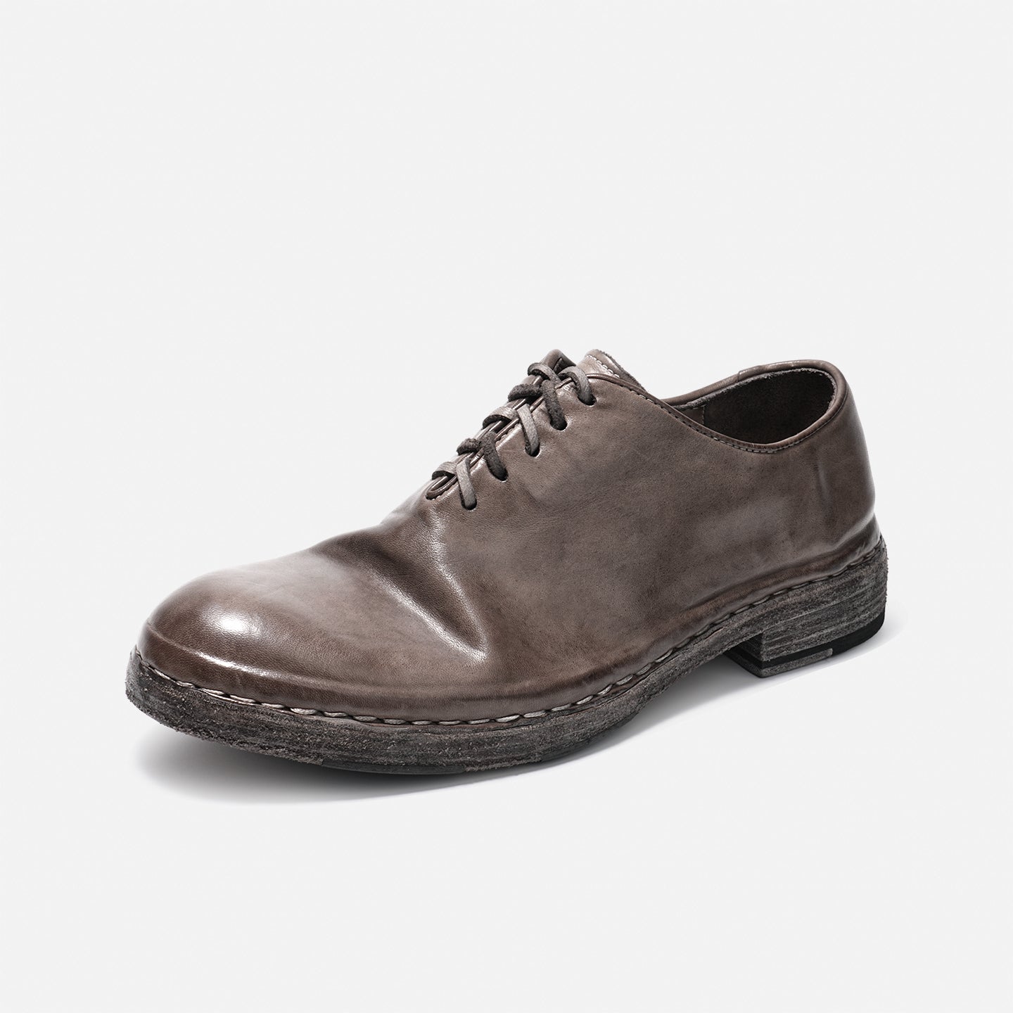 DREAMBOX Men’s Minimalist Vibram Horsehide Oxford Shoes – Handmade Leather Business & Casual Shoes 6914-1M