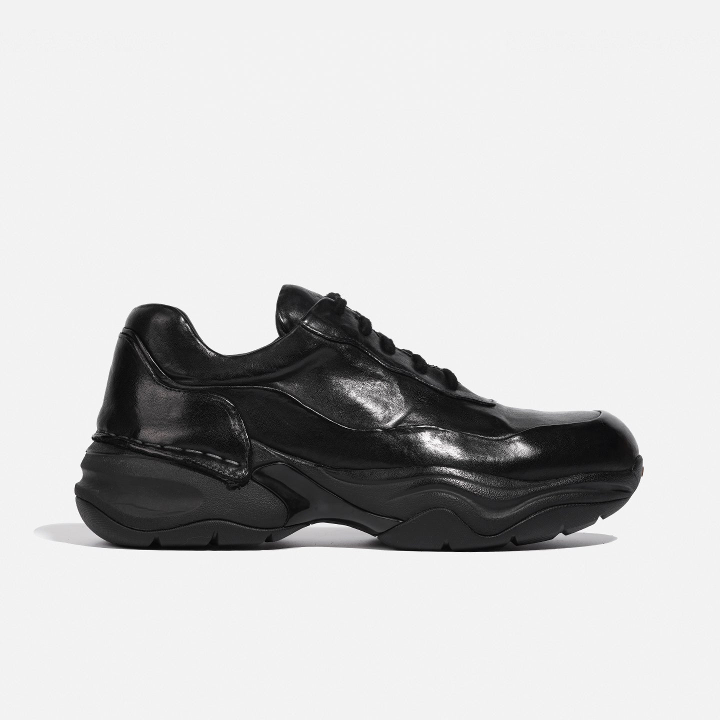 1878-1A HORSEHIDE CHUNKY SOLE DAD SNEAKERS