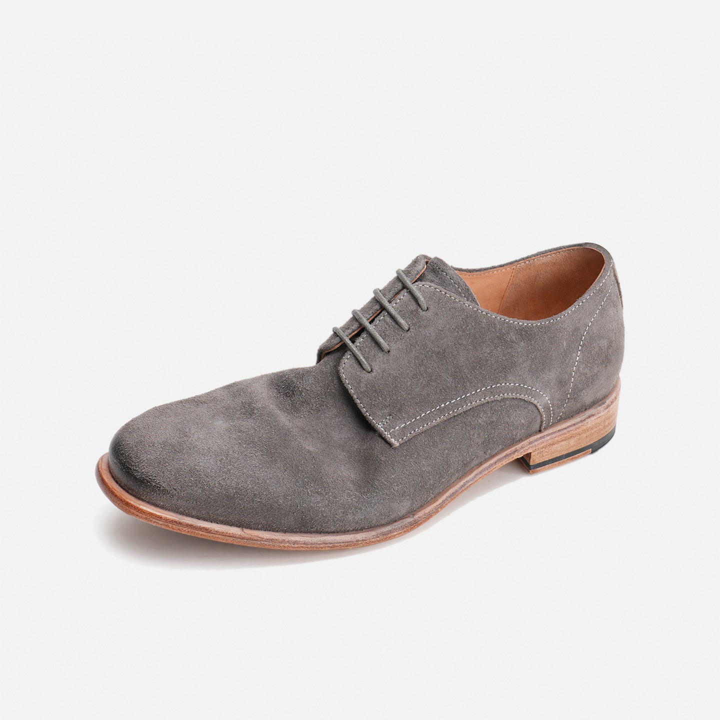 183601 MEN'S STONE-WASHED DERBY CASUAL SNEAKERS, COMFORTABLE TO WEAR AND BREATHABLE