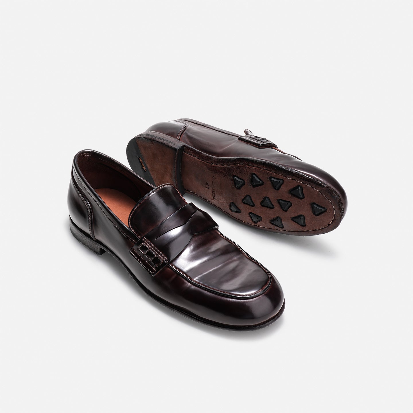 6610 Vibram HORSEHIDE BREATHABLE CASUAL LEATHER SHOES, THIN AND COMFORTABLE LOAFERS