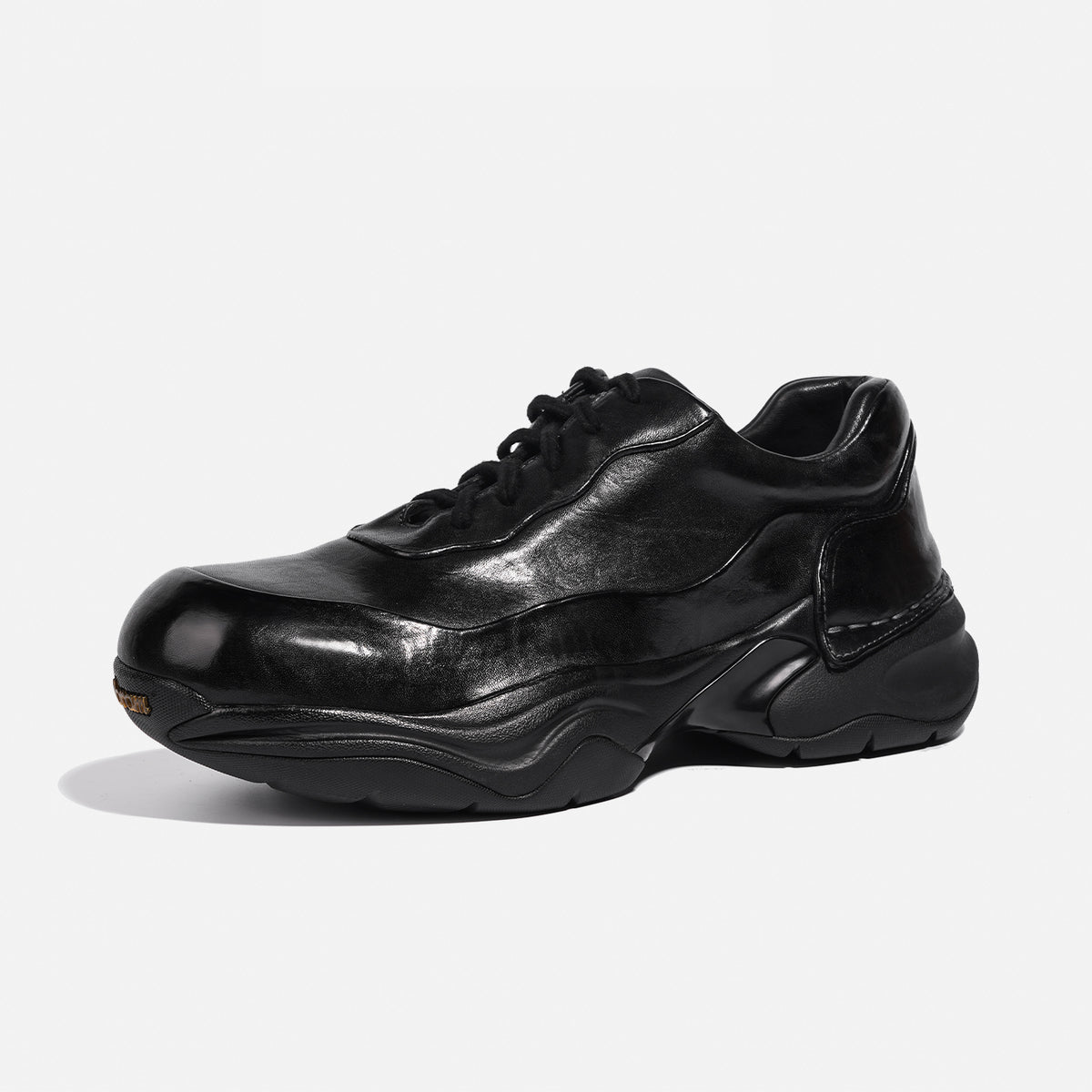 1878-1A HORSEHIDE CHUNKY SOLE DAD SNEAKERS