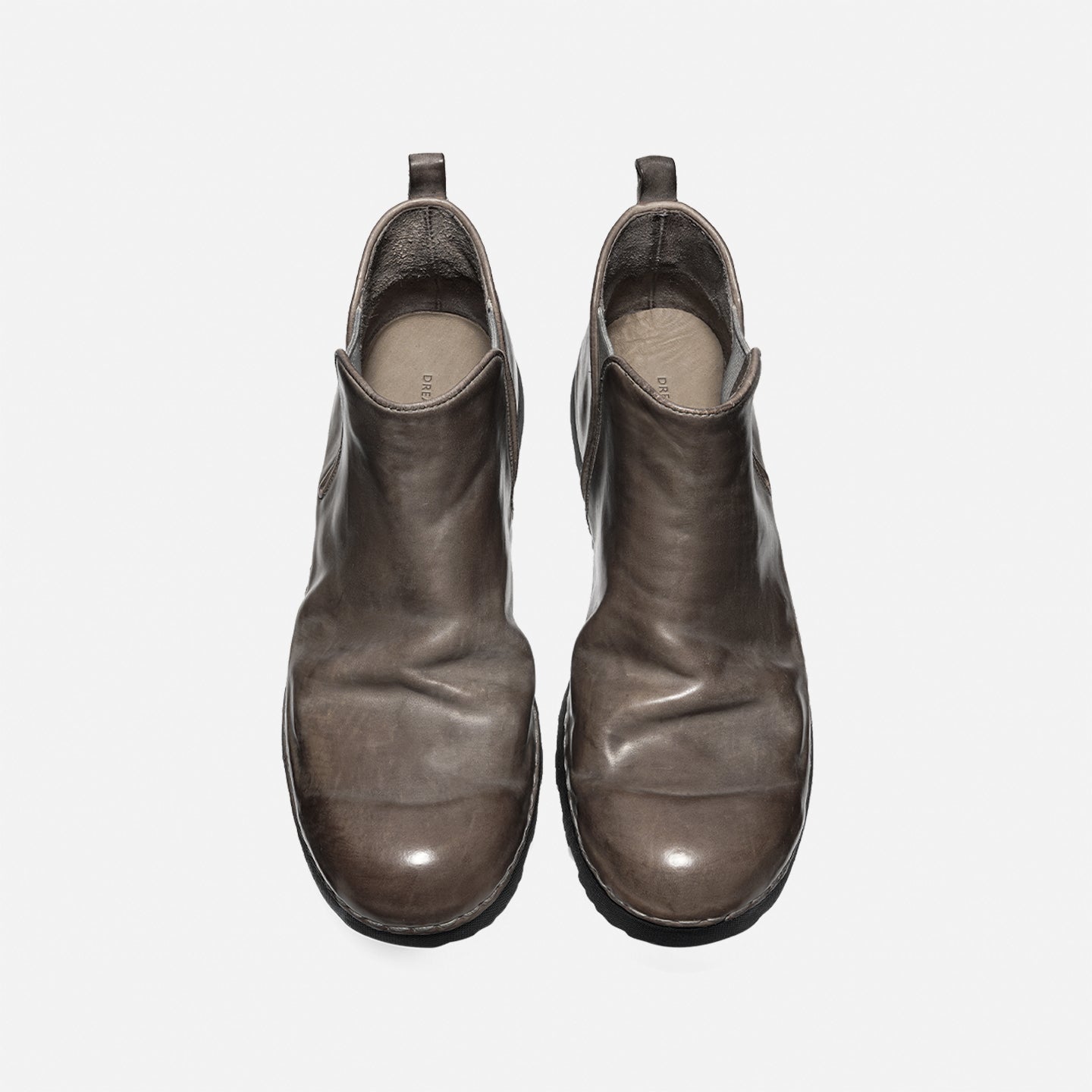 DreamBox Premium Shell Cordovan Chelsea Boots – Handmade British-Style Leather Ankle Boots21254-8