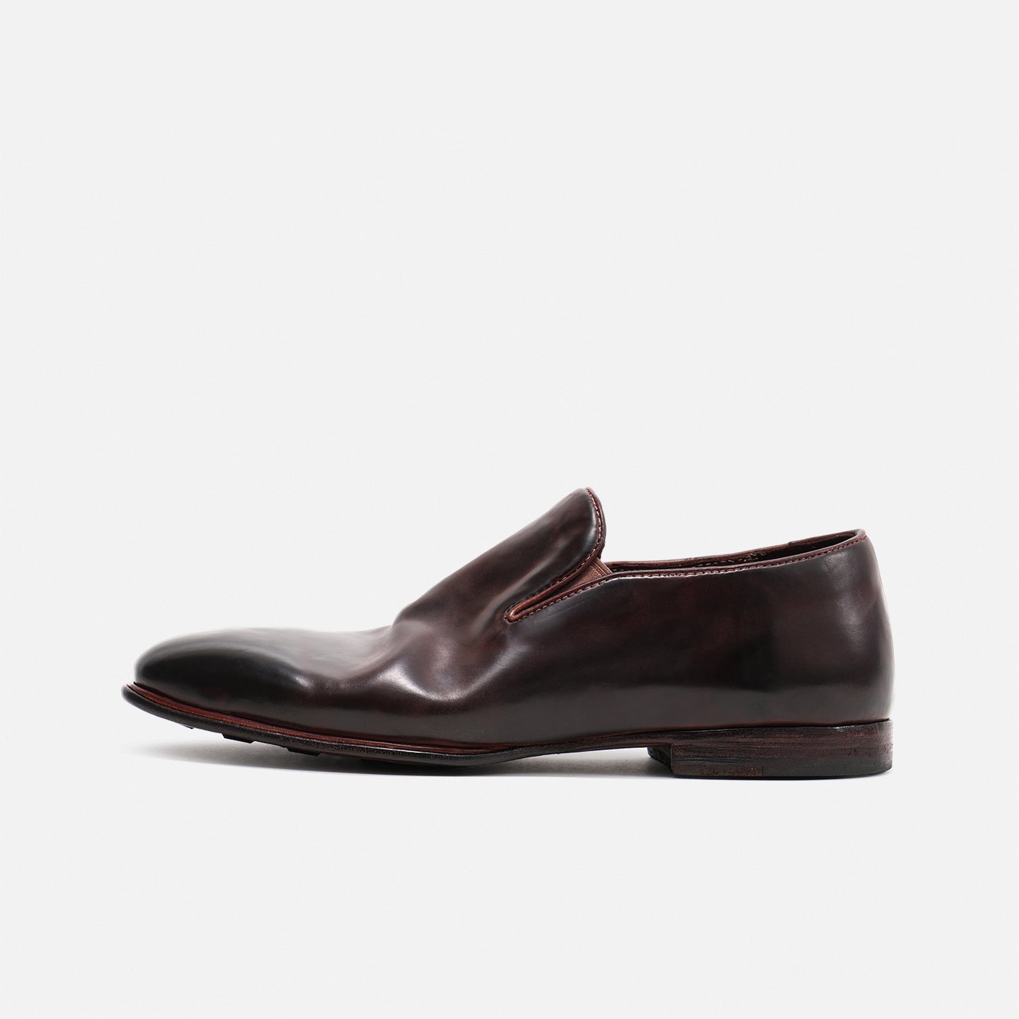 DREAMBOX Vibram 코도반(말 엉덩이 가죽) 소재의 통기성 슬립온 로퍼: 여름 신상 풀온 타입 캐주얼 가죽 구두 017-1
