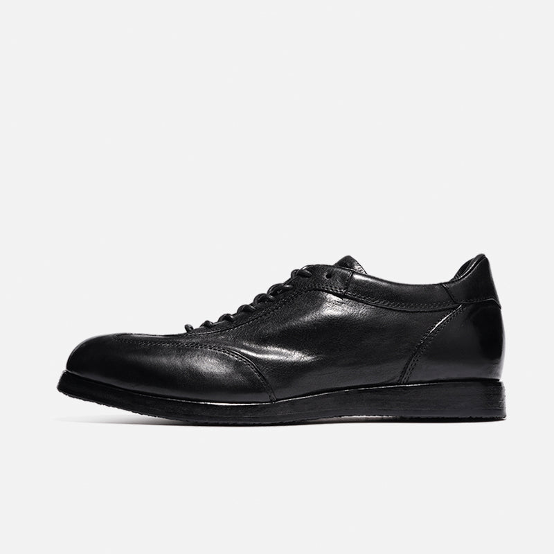 DREAMBOX Handmade Horsehide Trainer Shoes – Lightweight, Breathable British Vintage Casual Sneakers for Men173603